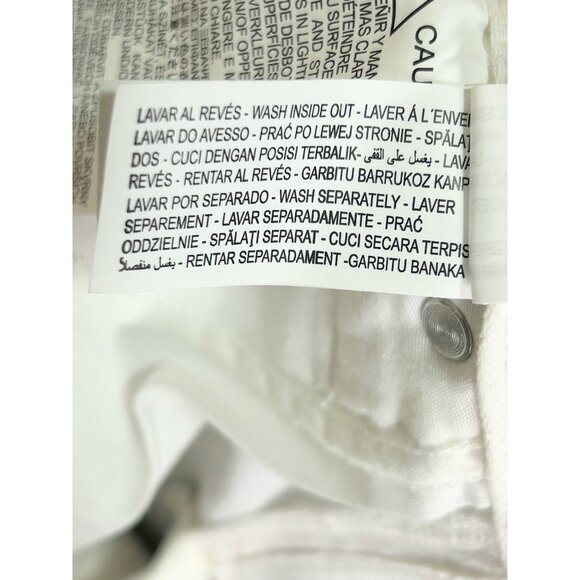 ZARA High Rise Wide Leg Jeans Size 0 / EUR 32 Light Wash Distressed Denim Y2K - Picture 7 of 12